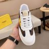 Fendi Brown FF Jacquard Sneakers