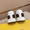 Fendi Brown FF Jacquard Sneakers