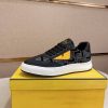 Fendi Match Sneakers in Black and Grey