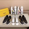 Fendi Match Sneakers in Black and Grey