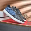 Givency Men's Blue Denim and Black Leather Sneaker