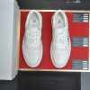 Givency Men's White Denim and Leather Sneaker