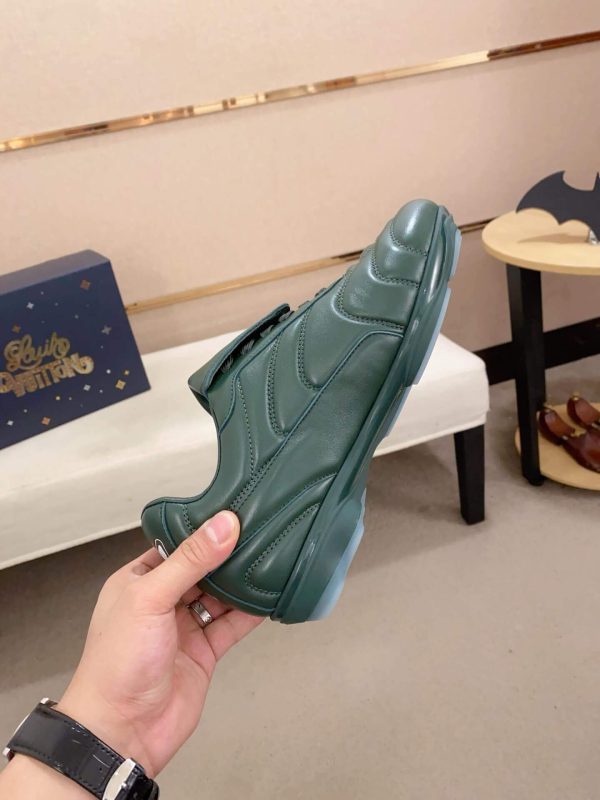 GreenLouisVuittonFootprintFootballTrainer_2 Louis Vuitton LV Green Footprint Soccer Sneaker