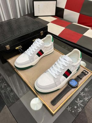 GucciAcesneaker._5 Gucci Ace Trainer with Web