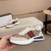 GucciAcesneaker._6_008d414e-b78e-4159-ae90-3e6b1c5d312d Gucci Ace Beige and Ebony GG Supreme Canvas Trainer with Web