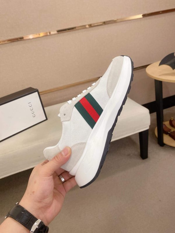 Gucci Ace White Trainer with Web
