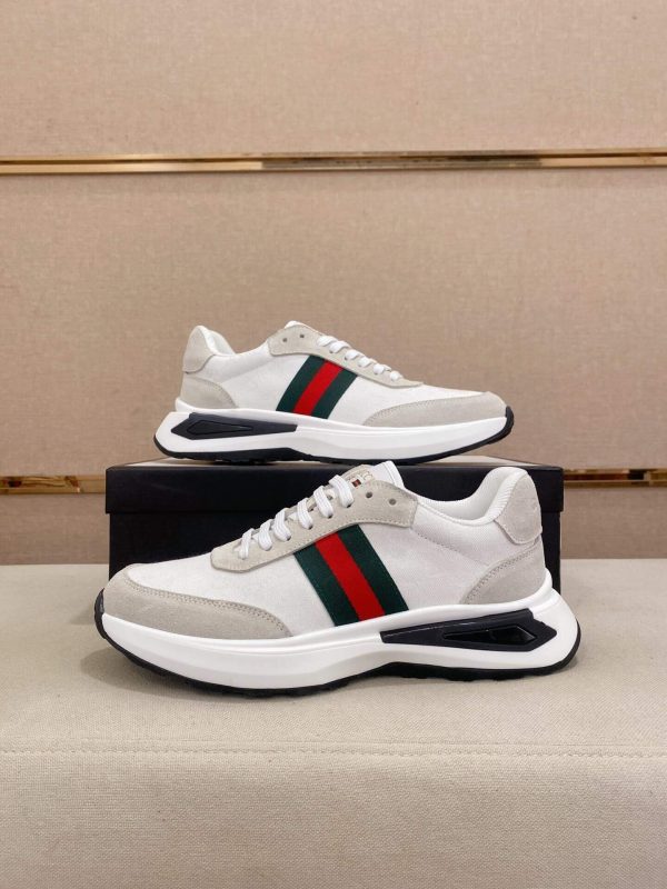 Gucci Ace White Trainer with Web