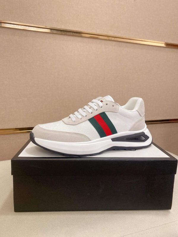 Gucci Ace White Trainer with Web