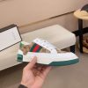 Gucci Ace Beige and Ebony GG Supreme Canvas Sneaker with Web