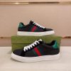 Gucci Ace Black Denim Trainer with Web
