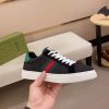Gucci Ace Black Denim Trainer with Web