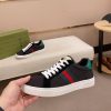 Gucci Ace Black Denim Trainer with Web