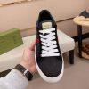 Gucci Ace Black Denim Trainer with Web