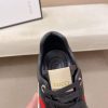 Black Gucci Monogram Ace Sneakers with Web