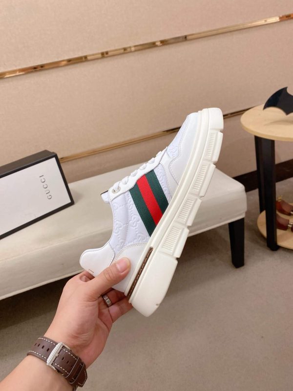 Beige Gucci GG Supreme Ace Sneakers