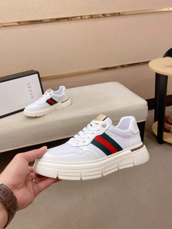 Beige Gucci GG Supreme Ace Sneakers