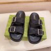 GucciGGMen_sSummerSlippers_6_fd76c424-3daf-4515-847e-11ab74044e05 Gucci Men's Slide Sandal in Black GG Suede