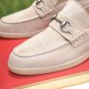 GucciKonradHorsebitSuedeLoafersMen_6 GUCCI Men's Loafer with Horsebit in Oatmeal Suede