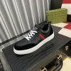 Gucci Ace Men's Smooth Leather and Suede Trainer with Web