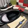 Gucci Ace Men's Smooth Leather and Suede Trainer with Web
