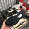 Gucci Men's Trainer in Beige and Ebony GG Supreme and Black Leather