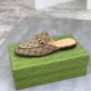 Gucci Beige and Ebony Canvas Princetown Slipper