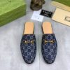 Gucci Blue GG Denim Canvas Princetown Slipper