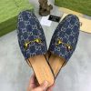 Gucci Blue GG Denim Canvas Princetown Slipper