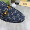 Gucci Blue GG Denim Canvas Princetown Slipper