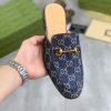 Gucci Blue GG Denim Canvas Princetown Slipper