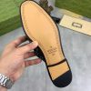 Gucci Dark Blue GG Crystal Denim Slipper with Double G