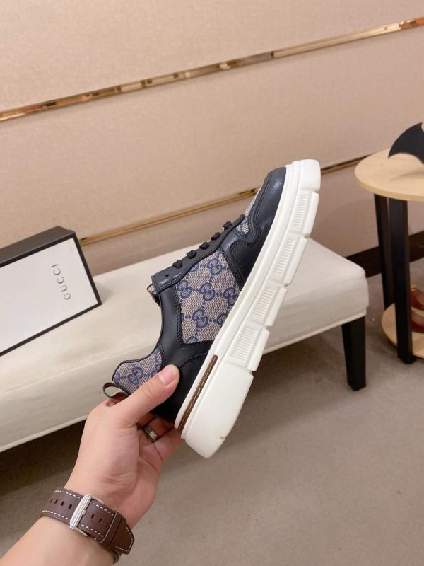 Blue & Black Gucci Re-Web Sneakers