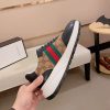 Gucci Brown GG Canvas and Black Leather Re-Motion Sneaker