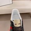 Gucci Brown GG Canvas and Black Leather Re-Motion Sneaker