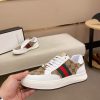Gucci Original GG Supreme Canvas and White Leather Sneaker with Web