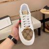 Gucci Original GG Supreme Canvas and White Leather Sneaker with Web