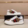 Gucci Original GG Supreme Canvas and White Leather Sneaker with Web