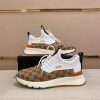 Gucci Beige and Ebony Supreme Canvas Sneakers with Double G