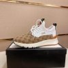 Gucci Beige and Ebony Supreme Canvas Sneakers with Double G