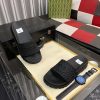 Gucci Black Men's Slides Sandal with Interlocking G