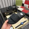 Gucci Black Men's Slides Sandal with Interlocking G
