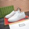 Gucci Men's GG Leather Slip-On Sneaker in White