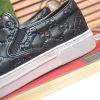 Gucci Men's GG Leather Slip-On Sneaker in Black