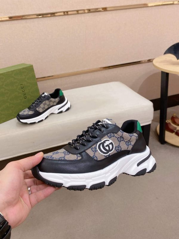 Gucci_Interlocking_G_Black_Beige_Monogram_Rhyton_Sneakers_90 Gucci Interlocking G Black Beige Monogram Rhyton Sneakers
