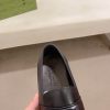 Gucci Interlocking G Black Penny Loafers