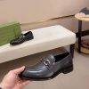 Gucci Men's Black Loafers with Horsebit