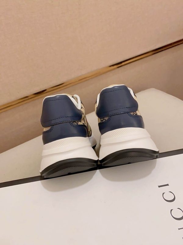 Gucci Blue and Brown Re-Motion Sneakers in Blue
