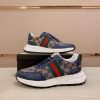 Gucci Blue and Brown Re-Motion Sneakers in Blue