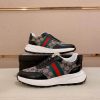 Gucci Blue Brown GG Canvas Re-Motion Trainers