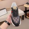 Gucci Blue Brown GG Canvas Re-Motion Trainers